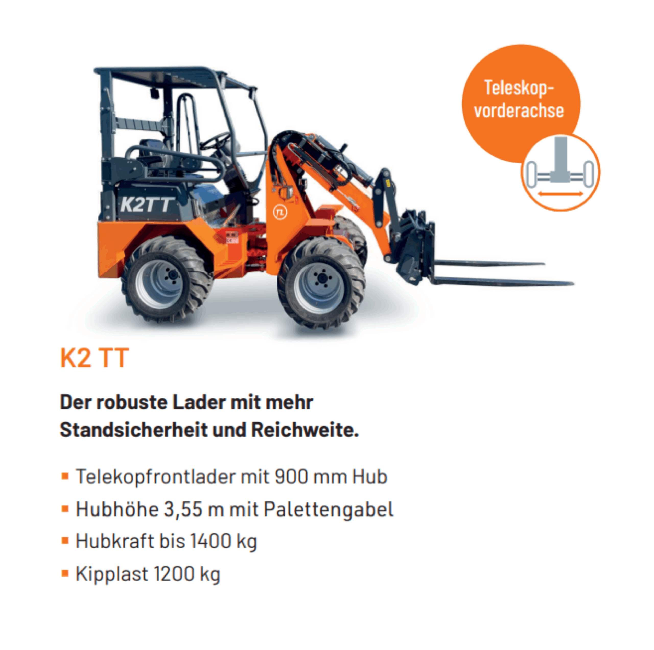 Teleskoplader Ostler K2 TT